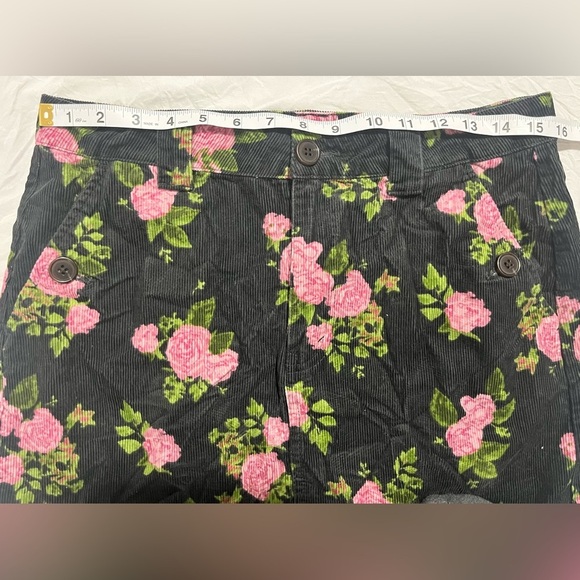 Wild Fable Women’s Floral Cotton Black Pink Skirt Size 10 - Picture 5 of 13